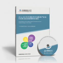 中国软件外包服务产业运行态势及投资战略研究（2016-2021）